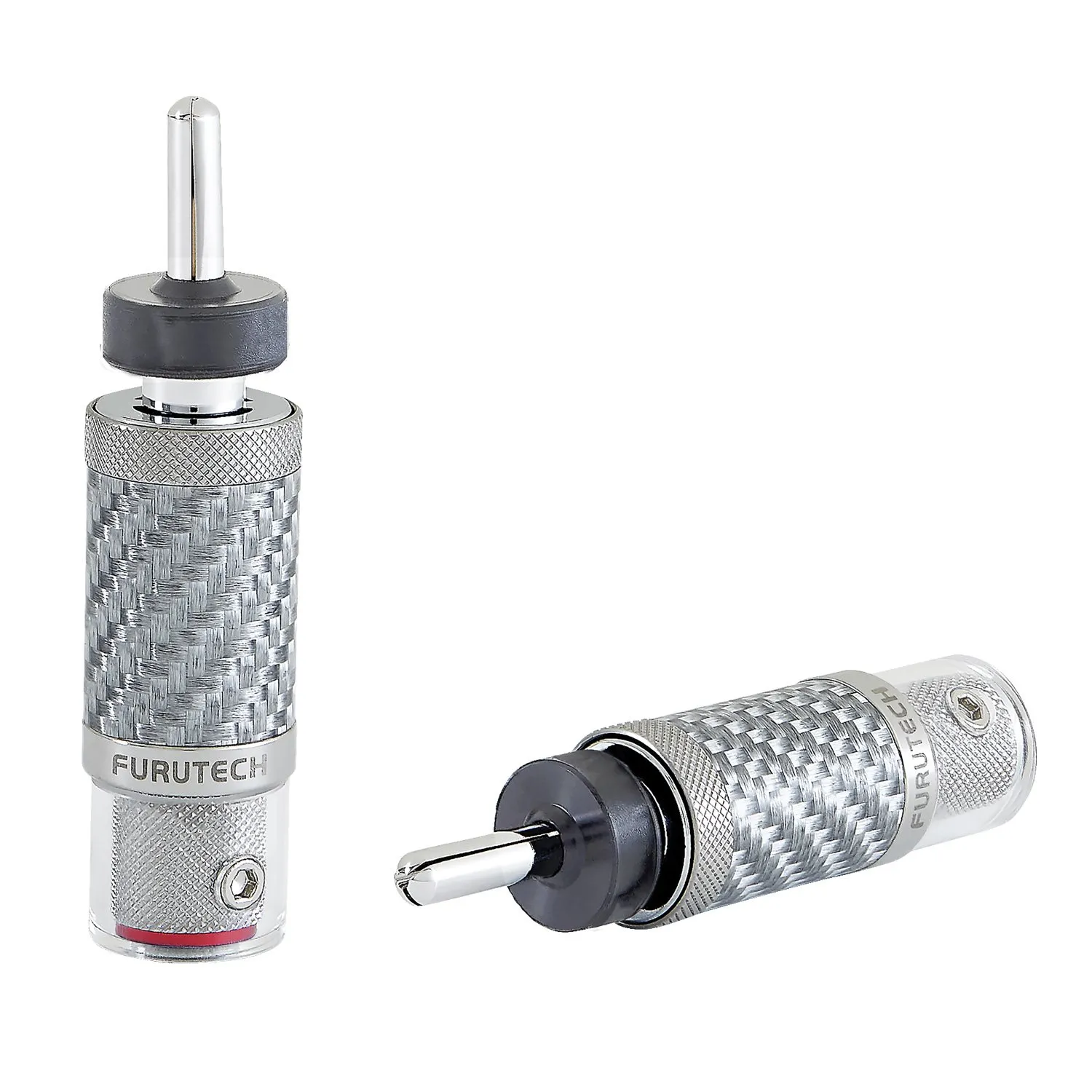 Furutech CF-202-NCF-PLUS(R) Banana Plugs (Set of 2) image 1