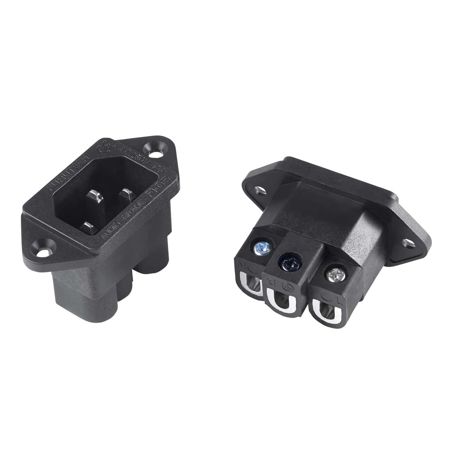Furutech FI-06-NCF(R) C14 Power Inlet image 1