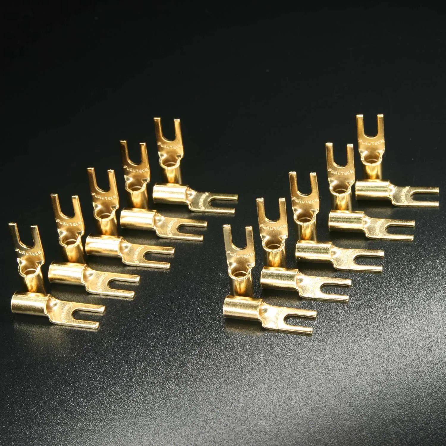 Furutech FP-209-10(G) Spade Connectors (20 Pack) image 1